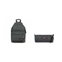 EASTPAK 배낭 와이오밍 백팩, 40_Bundle mit Federmäppchen B, EASTPAK Black Denim