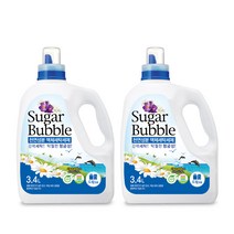 슈가버블 친환경 세탁세제, 2개, 3.4L