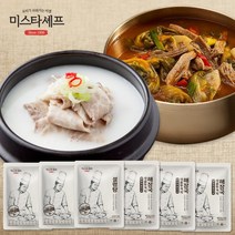 미스타셰프 설렁탕 600g 3팩+사골우거지해장국 600g 3팩 (총6팩), 3개