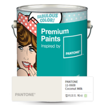 팬톤페인트 친환경 방문용 가구용 멀티 내부 외부 4L-11-0608 Coconut Milk, 11-0608 Coconut Milk