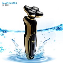 MAX 3중날 전기면도기 입체 방수 FQ-3580, 단품