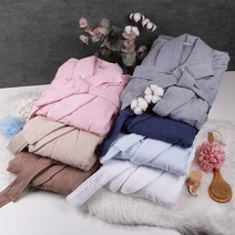바보사랑 송월 정품 고급 호텔용 샤워가운 7가지색상+더스트백.송월타올, 화이트／M, 상세설명 참조