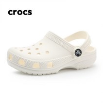 [크록스] [230~250사이즈] 키즈 클래식 클로그 K 화이트 (206991-100)