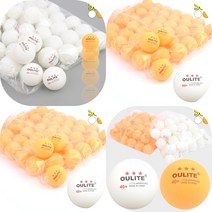 마트498 ABS 벌크 탁구공 50P 가정용 만들기재료 탁구장 DIY 연습용 동호회, 주황색
