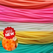 쯔리메이진 SUPER축광 튜브(사각) 갈치 칼치 선상 낚시 채비 소품 고무 호스 파이프, 아이보리, 5M