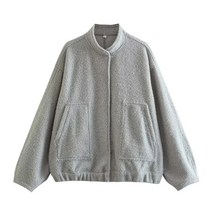 트위드자켓 여성 봄 가을 청 가죽 자켓 정장 노카라 숏 하객룩 용 버 재킷 용 자켓
