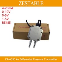 ZAA350 공기 가스 저차압 트랜스미터 풍력 차압 변환기 420mA 05V 15V RS4, 38.0300Pa  05V output