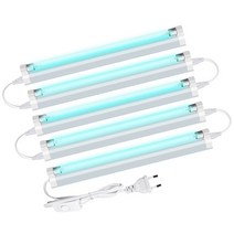 uv살균기 석영 오존 UVC 램프 살균기 자외선 T5 튜브 살균 빛 소독 진드기 세균 살인자, 06 Five T5 Tubes Set, 110V 8W