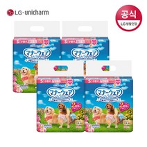 LG유니참 매너웨어 애견기저귀 여아용 S 36P x 4팩, 단품