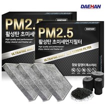 대한 PM2.5 활성탄 자동차 에어컨필터, 3개입, 올뉴K5 (2016~)- PC157
