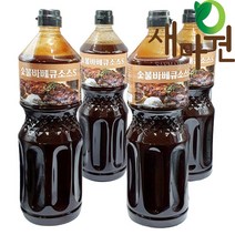 바로 숯불 바베큐소스S 2.15kg 업소용, 4개