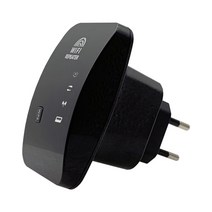 wifi 증폭기 300mbps 무선 리피터 범위 확장기 네트워크 wi fi 신호 부스터, 검은 색, 우리 플러그