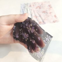 요루쉬폰 스몰플라워 5칼라 디지털나염 58인치, 1.핑크