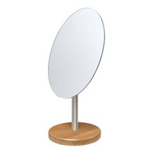 신나라-닷컴_노프레임타원거울 우드받침-315탁상 화장용 탁상경 테이블 원형 탁상용_ tlsskfk, S-N-선택사항없습니다