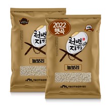 [검정보리20kg] 천년지기 늘보리쌀 10kg 2022년산 늘보리 햇보리쌀, 1포