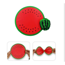 원터치 포켓 휴대용 수박부채 휴대용부채