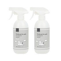 뽀숑 반려동물 탈취제 순수한 무향 500ml x 2개 강아지 고양이 냄새 탈취
