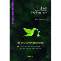 100년 논쟁 무엇을 먹을 것인가
