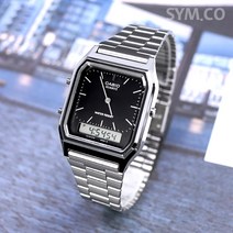 타임플래닛 CASIO AQ-230A-1D 카시오 시계 메탈밴드