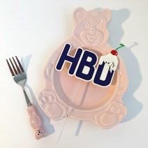 [롤링토퍼] 크림 앤 체리 HBD 생일 케이크 토퍼 (당일발송)