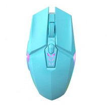 게이밍마우스 게임용 컴퓨터 게임용 마우스 유용한 USB 1600 DPI 유선 인체 공학적 노트북용 광학, 01  Blue, 한개옵션1
