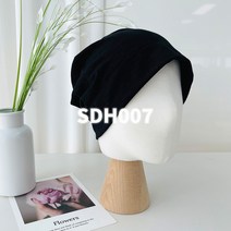 스판 면 국산 여름 항암 비니 암환자 모자 주방 머리 두건 위생 숏 비니 수면 두건