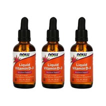 NOWFOOD 나우푸드 액상 비타민D3 400IU 59ml 스포이드 MCT 오일 콜레칼시페롤 X 3EA