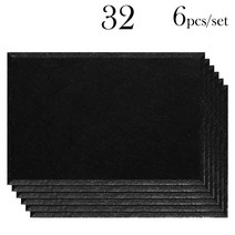 2GIDA 스튜디오방음제 소음 방지 벽 스튜디오 어쿠스틱 패널 6 개 홈 뮤직 방음 시트 처리, 15.32-Black - 1cm High density