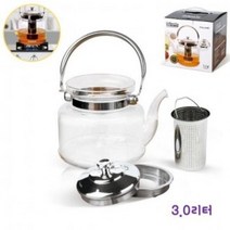 MBI321397대박할인내열유리 포트 3000mL 직화용 주전자 차망, 단일옵션