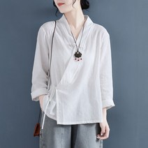 여름 계량한복 린넨 저고리 생활 법복 절복 상의