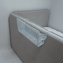 일룸 쿠시노 레이디가구 레브 코쿤 호환 가드 수납함 침대 수납걸이 정리수납함, 화이트, 1개