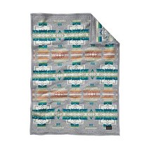 무릎 담요 블랭킷 펜들턴 Pendleton JACQUARD MUCHACHO, 81×112cm, 회색