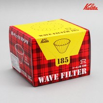 칼리타 웨이브 여과지 커피필터 화이트 50매 (185WH), 단품
