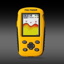 어군 탐지기 휴대용 충전식 무선 수중 음파 탐지기 센서 어군 탐지기 깊이 탐지기 낚시 도구 어군 탐지기 수심 탐지기, Yellow_3