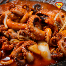 [억수로상회] 까투리 퓨전포차의 매운 쭈꾸미볶음, 2팩, 400g