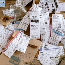 일본 감성 영수증 티켓 스티커 노트북 꾸미기, 6) 비행기티켓