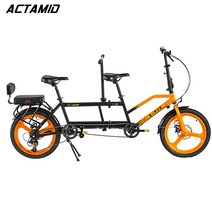 20 접이식2인용자전거 한강 2인용 자전거 2인용전기자전거, 화이트