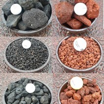 유림화훼자재상사 화산석 자연화산석화분마감재 가벼운돌 화산원석괴석유림화분 화산사(블랙) 1호(3~5mm) 3kg, 1개