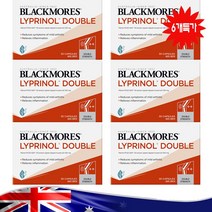 호주 프리미엄 블랙모어스 두배함량 리프리놀 더블 6병특가, 6병, 30정