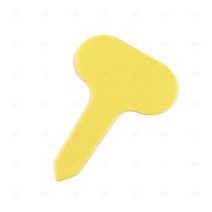 컬러 화분 이름표 미니 태그 식물 인테리어 옐로우