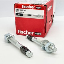 피셔 콘크리트 내진앙카 M12x110(20개) 스터드 앙카볼트, 피셔내진앙카M12x150(20개)