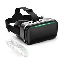 VR 헤드셋 가상 현실 3D 안경 고글 컨트롤러 조정 지원, VR+controller