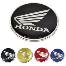 락모터스 오토바이 혼다 3D 엠블럼 슈퍼커브 프론트 스티커 날개엠블럼 커브 튜닝 파츠, 혼다6cm엠블럼(골드1set), 1개