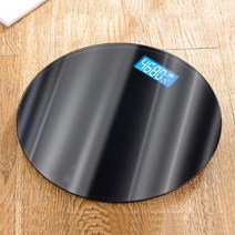 원형 스마트 체중계 디지털 강화유리 가정용 몸무게