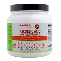 뉴트리바이오틱 아스코르브 애시드 퓨어 비타민 C 파우더, 1kg, 2개