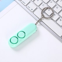 호신용 경보기 치한 신변 보호 120db 자기 방어 강간 방지 장치 듀얼 키 호신용 무기, 협력사, 초록