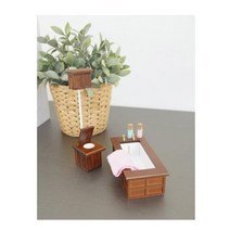 미니어쳐 목욕탕 세트 피규어 장식장 직장 인테리어