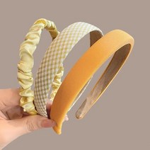 여성용 패션 천 헤어 밴드 머리 장식 머리띠 소녀 후프 액세서리 헤드웨어 3 개 세트