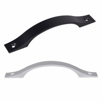 기타 가구 손잡이-2p 약14.5x2cm 리폼 교체용 서랍 장롱, 블랙