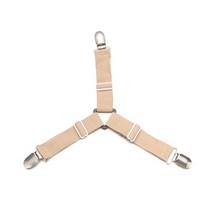 조정 가능한 탄성 벨트 패스너 침구 홀더 미끄럼 방지 스트랩 그리퍼 침대 시트 버클 매트리스 클립 침대 클립 이불 해결사, 다크 카키